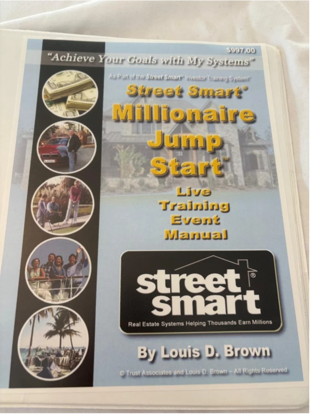 Street Smart Real Estate Investor Training Manuals Set, One Size, #E63